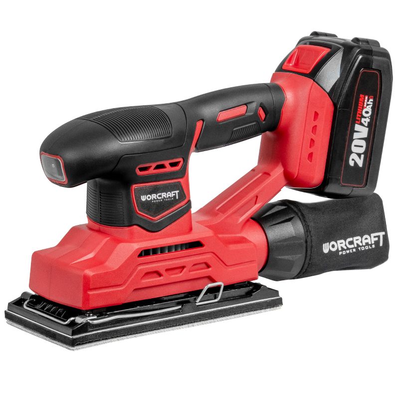 Акумуляторна шліфмашина вібраційна WORCRAFT CFS-S20Li