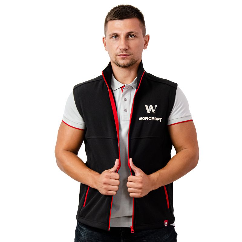 Жилетка робоча чорна WORCRAFT
