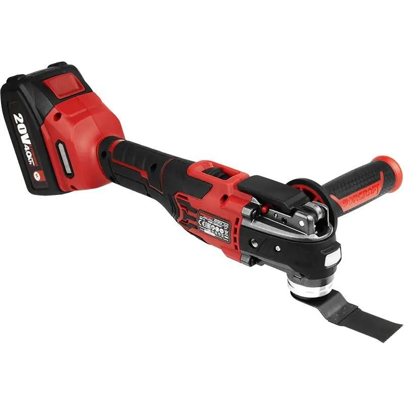 Акумуляторний безщітковий реноватор (багатофункціональний інструмент) WORCRAFT CMT‑S20LiB