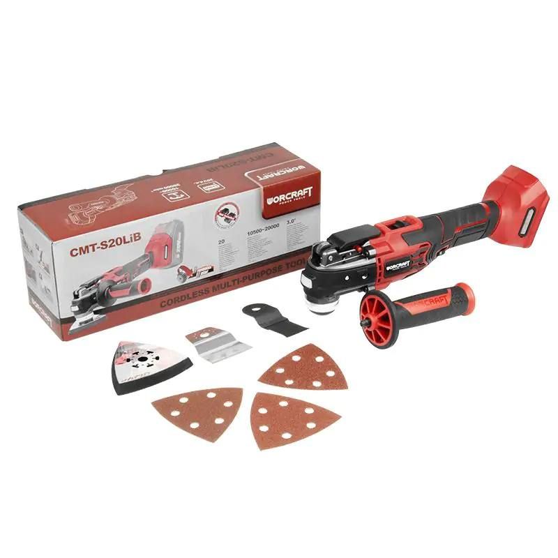 Акумуляторний безщітковий реноватор (багатофункціональний інструмент) WORCRAFT CMT‑S20LiB