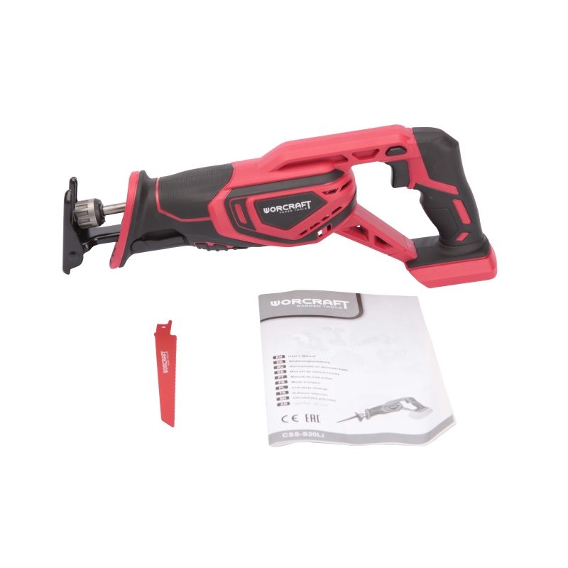 Акумуляторна шабельна пила WORCRAFT CSS-S20Li