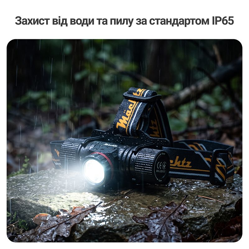 Ліхтар налобний світлодіодний Mächtz MHL-2210 T
