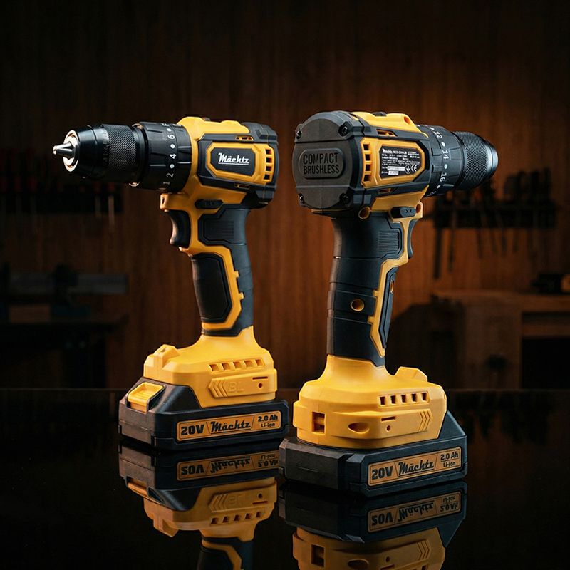 Шуруповерт акумуляторний безщітковий Mächtz MCD-20H-LiB