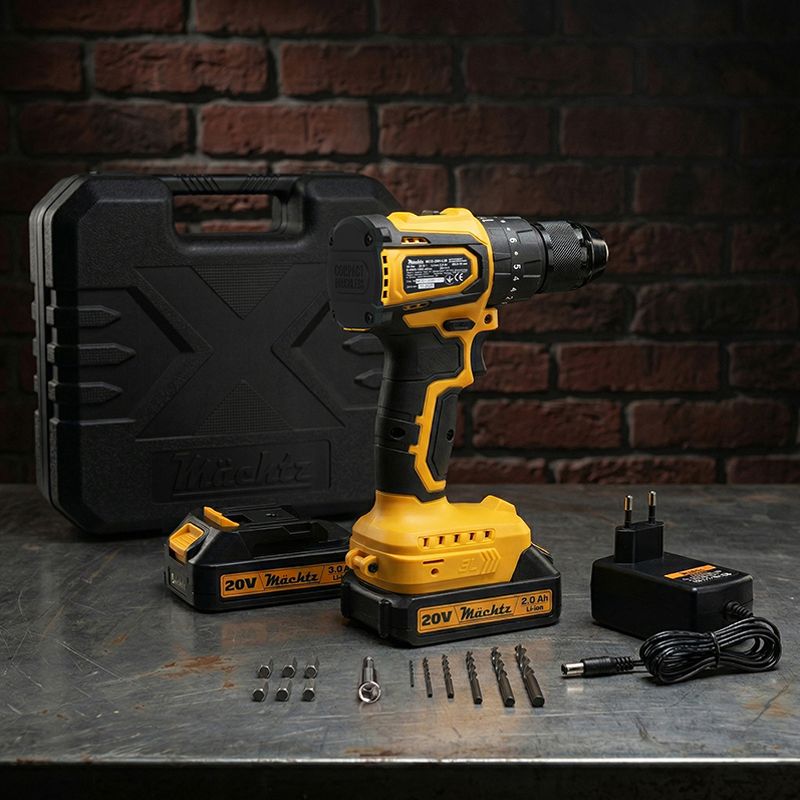 Шуруповерт акумуляторний безщітковий Mächtz MCD-20H-LiB