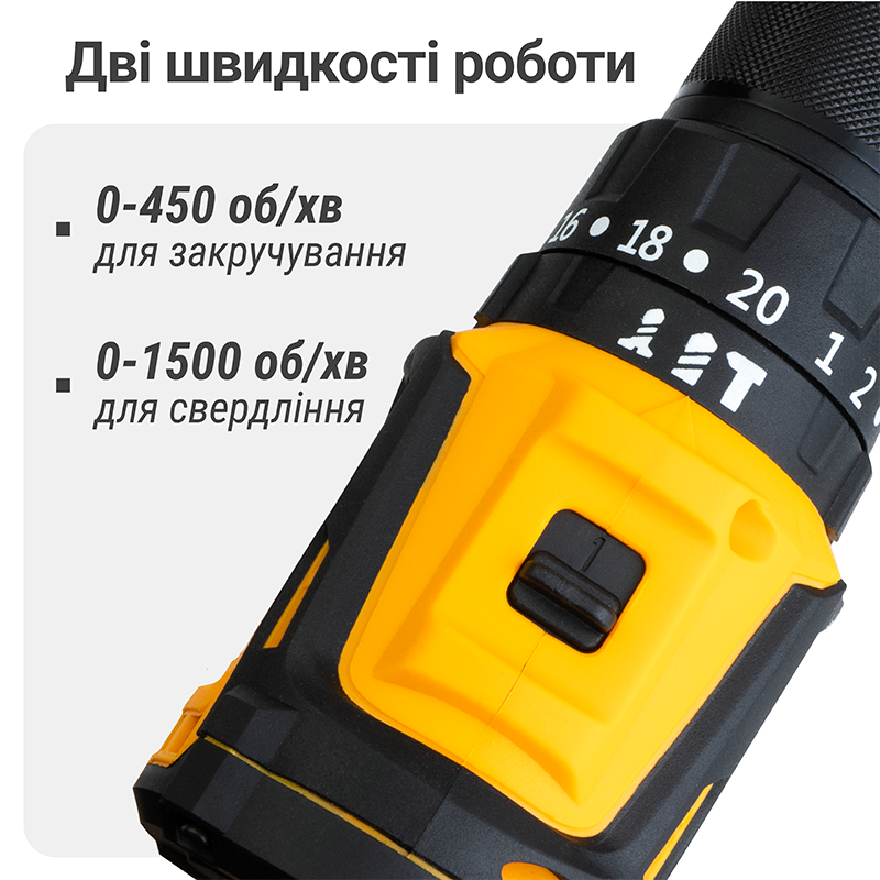 Шуруповерт акумуляторний безщітковий Mächtz MCD-M2050 H