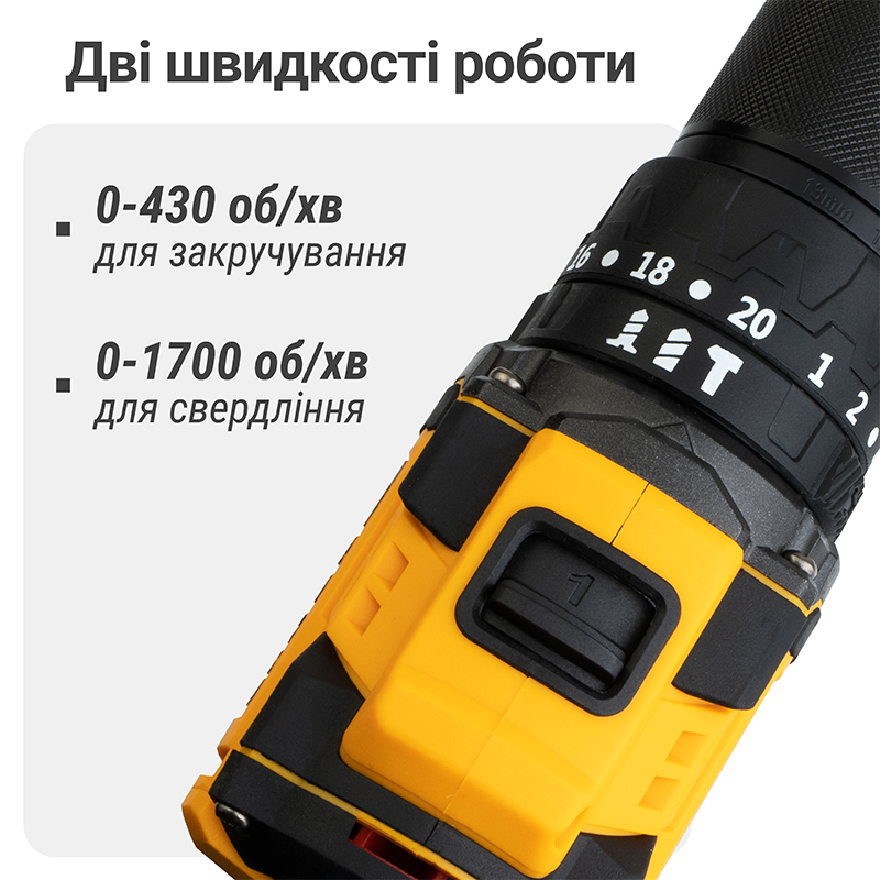 Шуруповерт акумуляторний безщітковий Mächtz MCD-M2060 H
