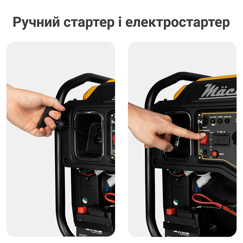 Інверторний генератор 5,5 кВт Mächtz MGG-55i ESM