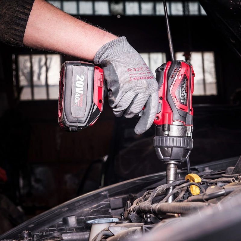 Акумуляторний гайковерт ударний WORCRAFT CIW-S20Li