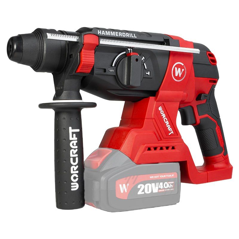 Акумуляторний безщітковий перфоратор WORCRAFT CRH-S20LiBC