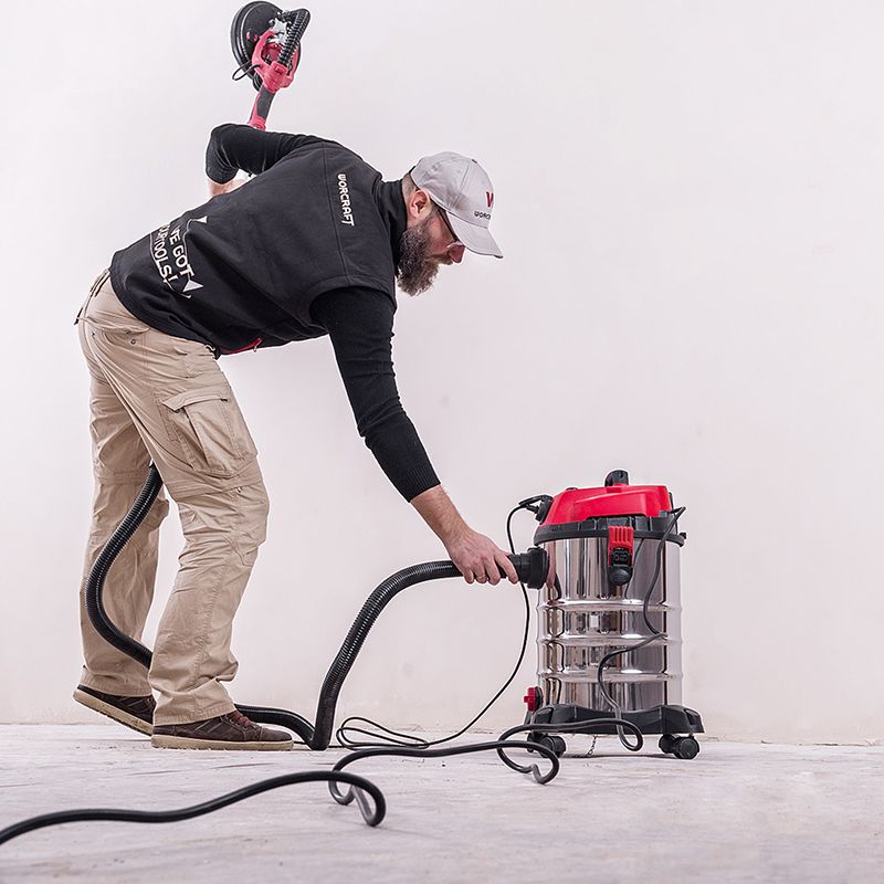 Будівельний пилосос електричний WORCRAFT VC16-30