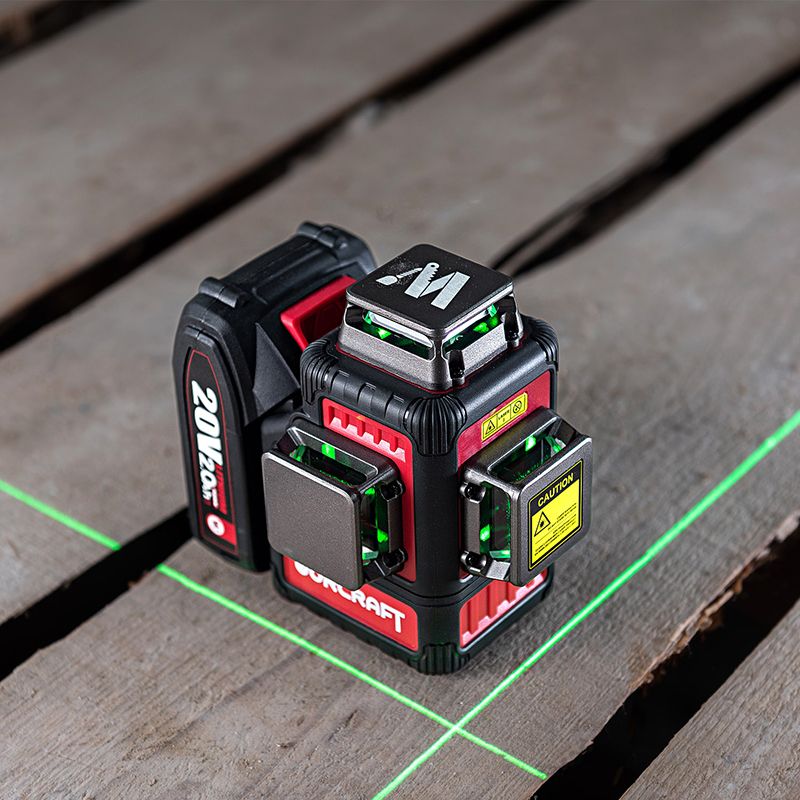 Акумуляторний лазерний рівень 3D WORCRAFT XCUBE026