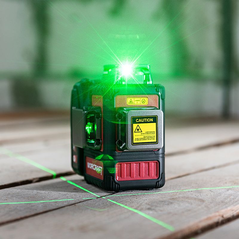 Акумуляторний лазерний рівень 3D WORCRAFT XCUBE026