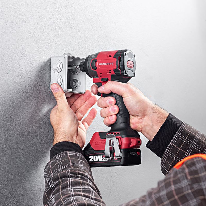 Акумуляторний безщітковий гайковерт ударний WORCRAFT CIS-S20LiB-260